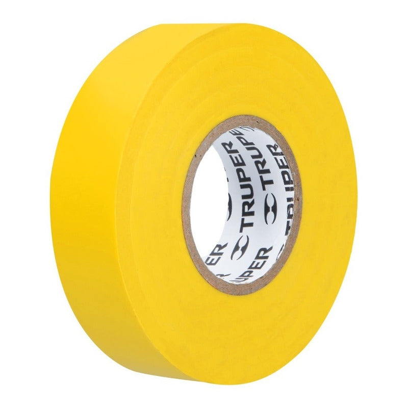 Cinta Aislante Truper 18m X 19mm Amarillo