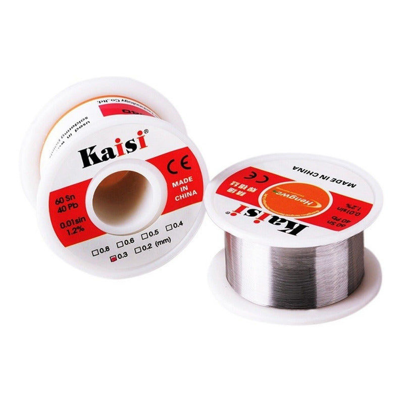 Estaño En Rollo De 50gr Por 0.3mm/0.5mm Cada Uno A