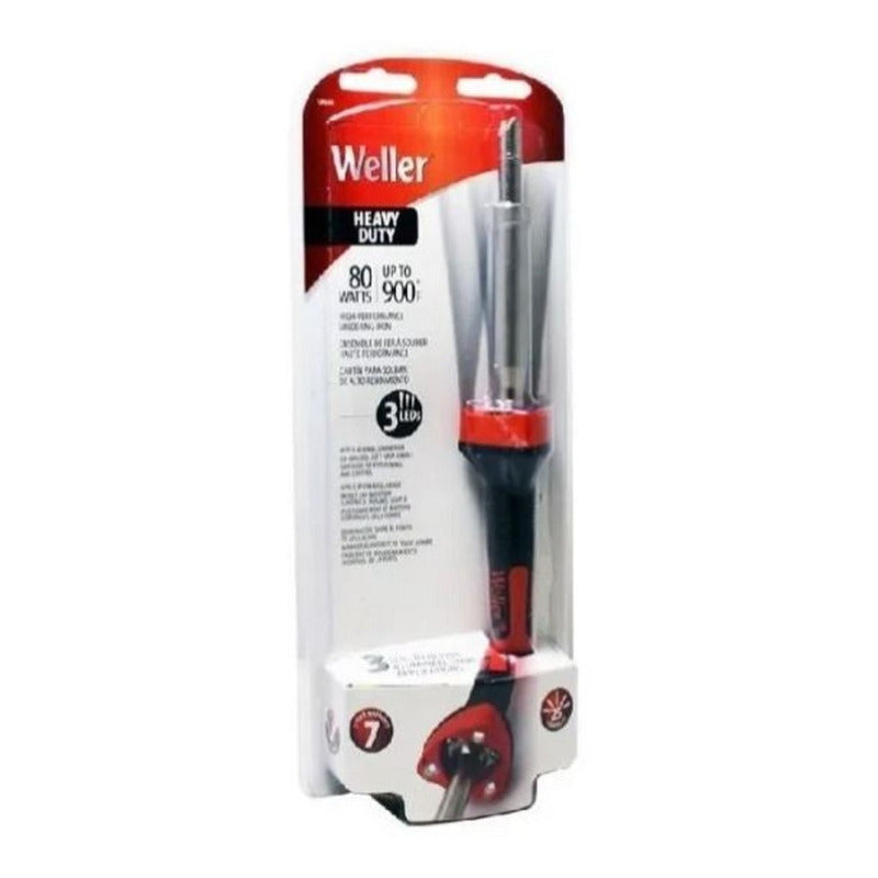 Cautín Weller de 80w Punta Plana C/ Luces Led - SP80N