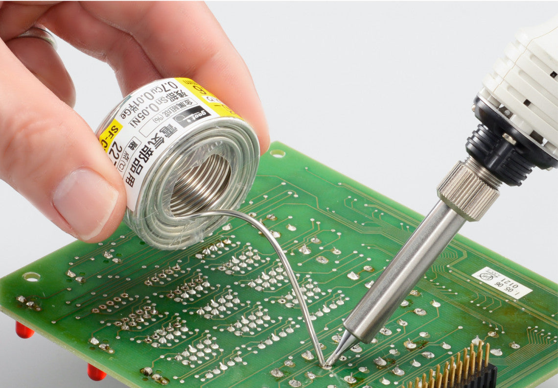 Estaño Soldadura sin plomo para trabajos electrónicos Goot 70g Φ0.6mmSF-C7006