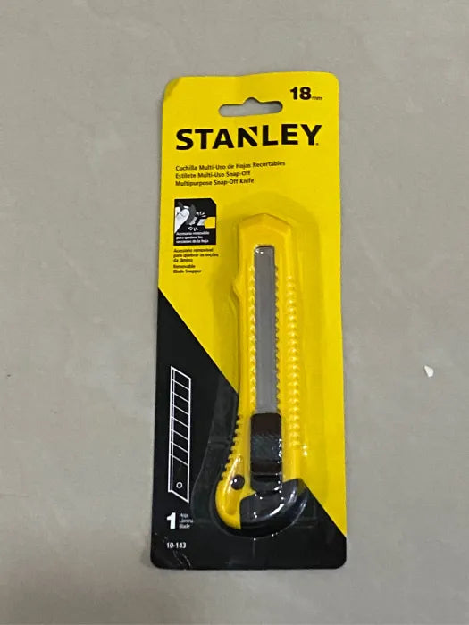 Cuchilla o Cutter Stanley multi uso de 18mm  10-143