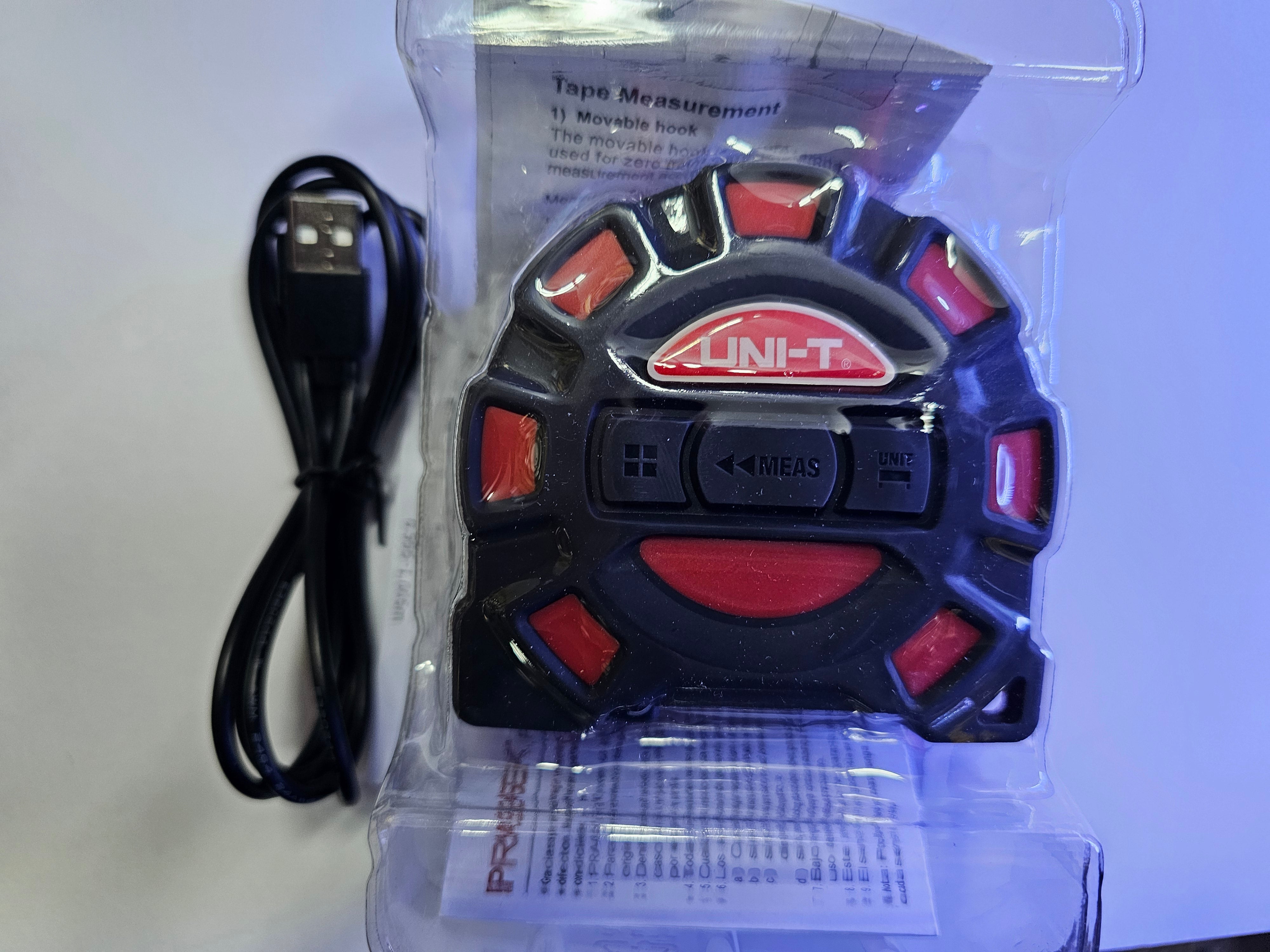 Medidor Laser Digital Con Pantalla Y Wincha, UNI-T - Lm60t