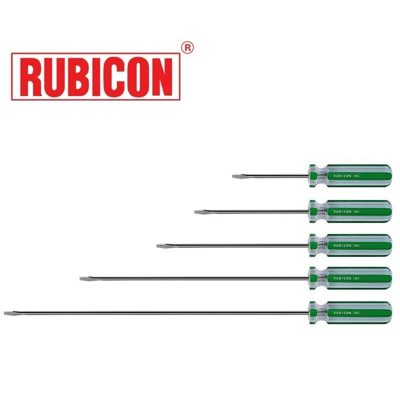 DESARMADOR 6" PLANO (-) 101-6 (1/8") RUBICON (pza) - 24415