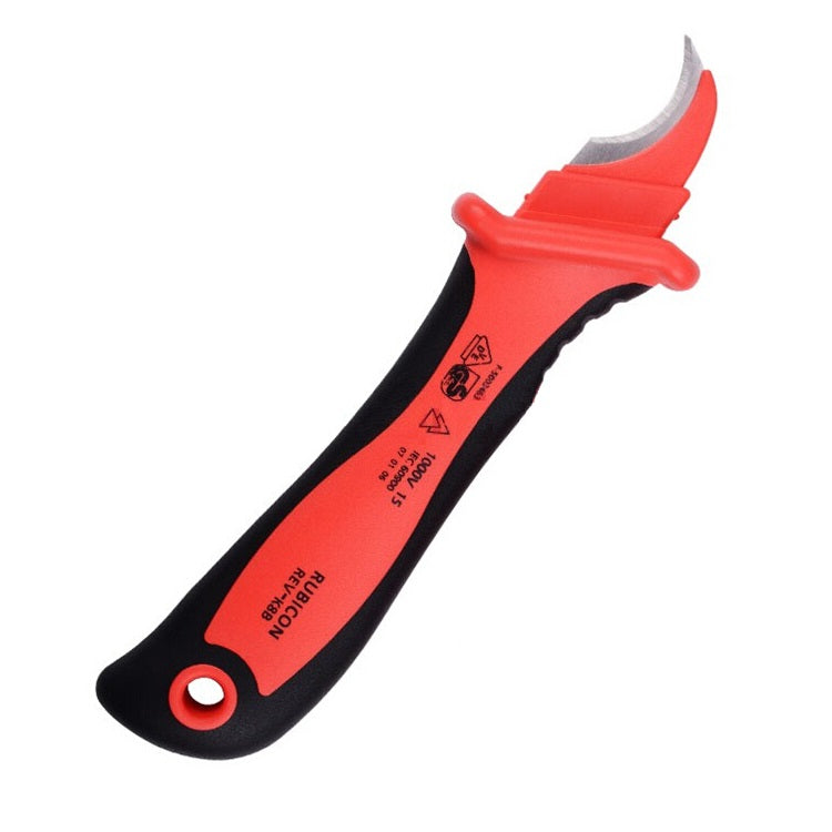 CUCHILLA ELECTRICISTA 1000 VOLTIOS CURVA REV-K8B RUBICON (pza) - 119242