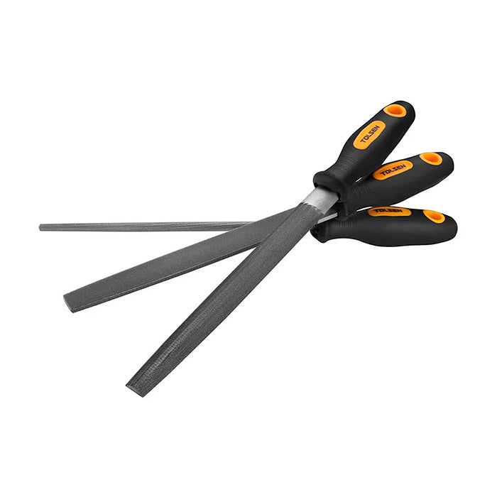 JUEGO DE LIMAS PARA MADERA 3 PCS 8" Tolsen - 32037