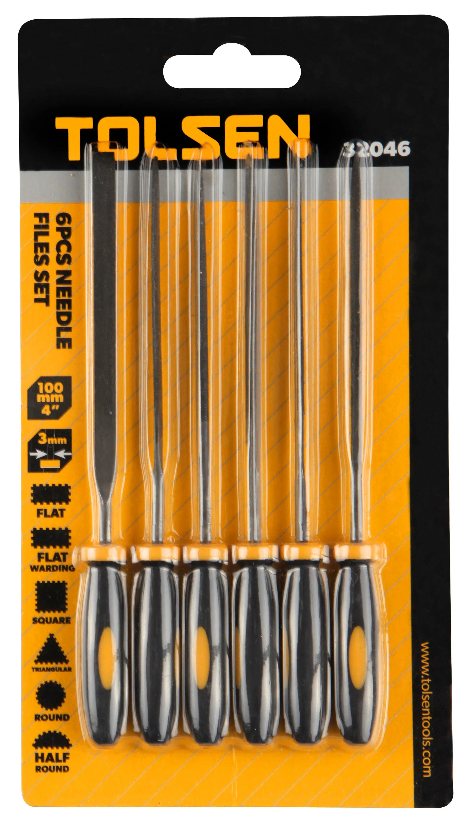 Juego de Limas de Precisión 6 pcs TOLSEN