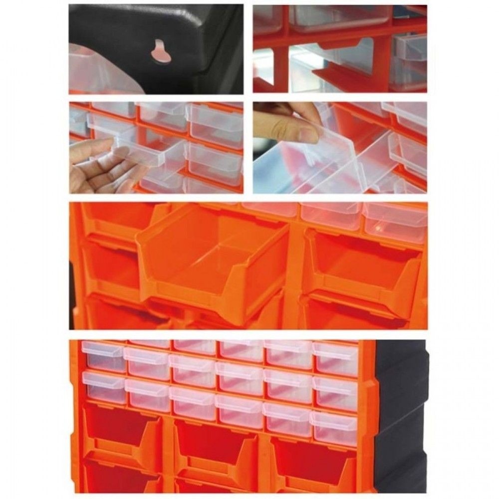 Caja organizadora de 39 compartimientos Ediys-127