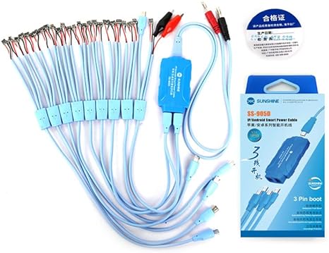 Sunshine SS-905d Cables de alimentación CC para teléfonos 6 a 14 y placas lógicas Android