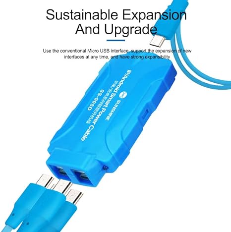 Sunshine SS-905d Cables de alimentación CC para teléfonos 6 a 14 y placas lógicas Android