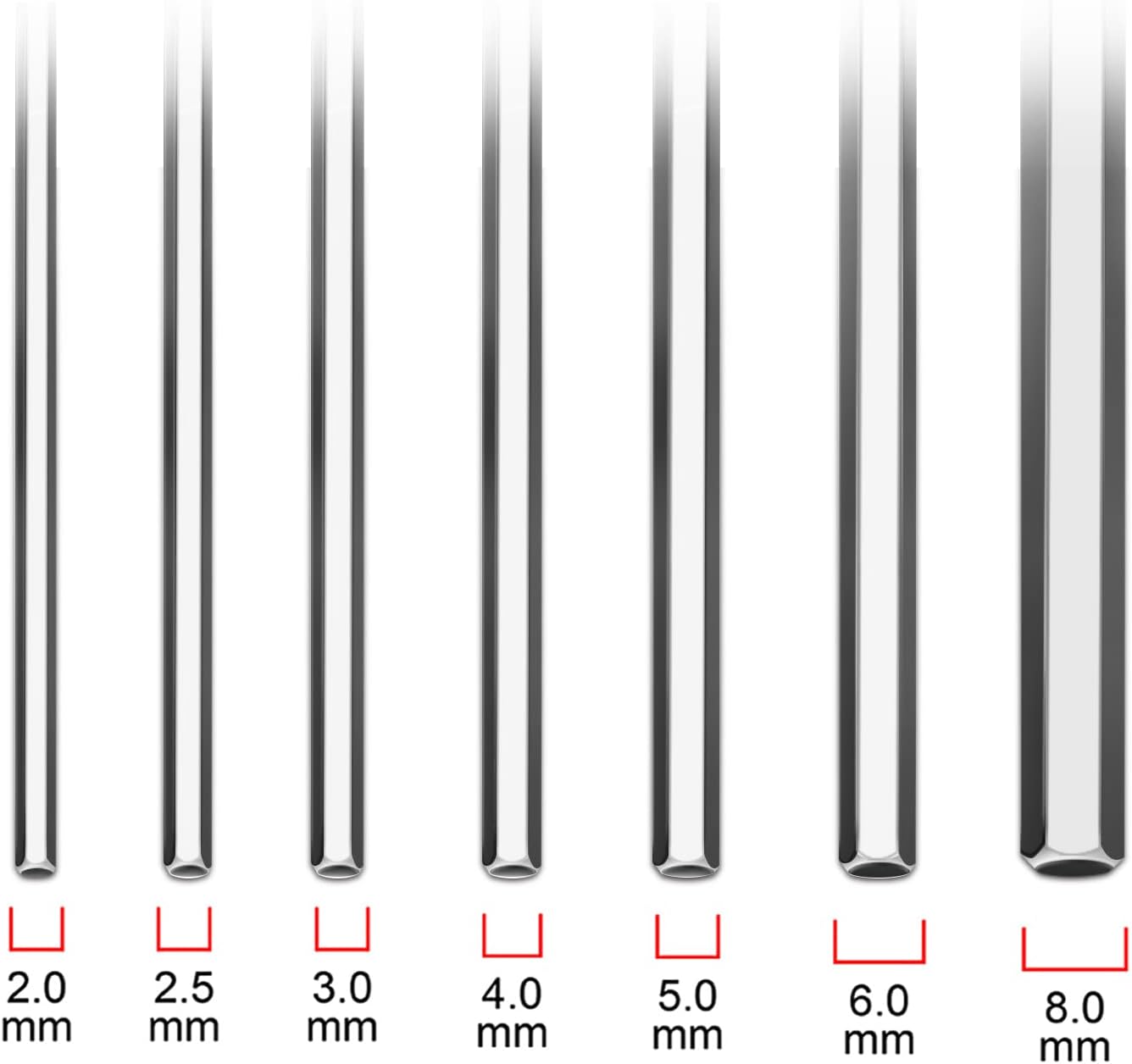Juego De Destornilladores En T Hexagonal Allen De 7 Piezas Wiseup Cod: 032331