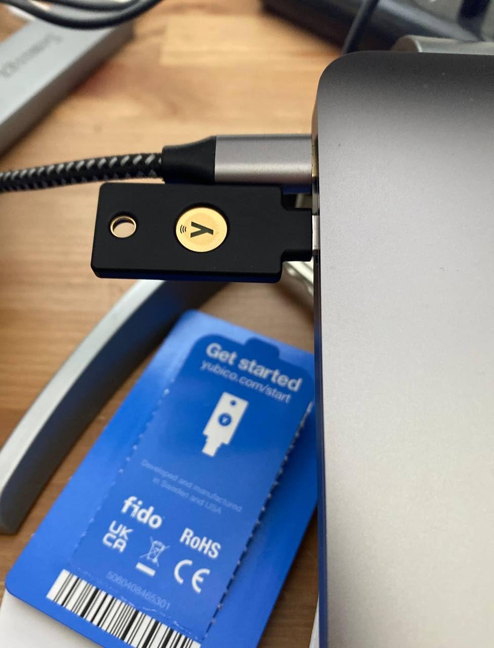 Yubico Fido Tipo C Nfc Llave De Seguridad Yubikey