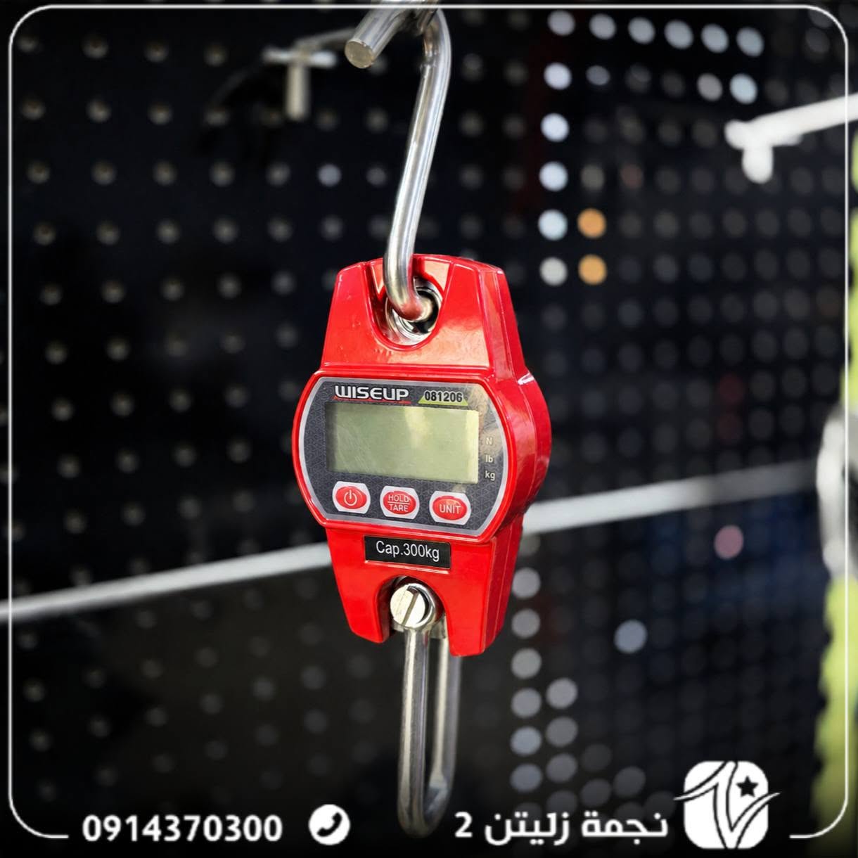 Balanza digital colgante 300kg WISEUP 081206