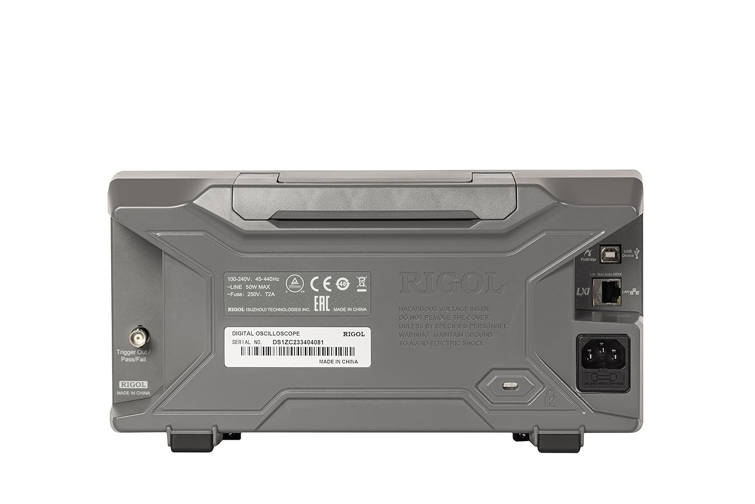 Osciloscopio Rigol Digital DS1104Z Plus 100mhz 4 canales