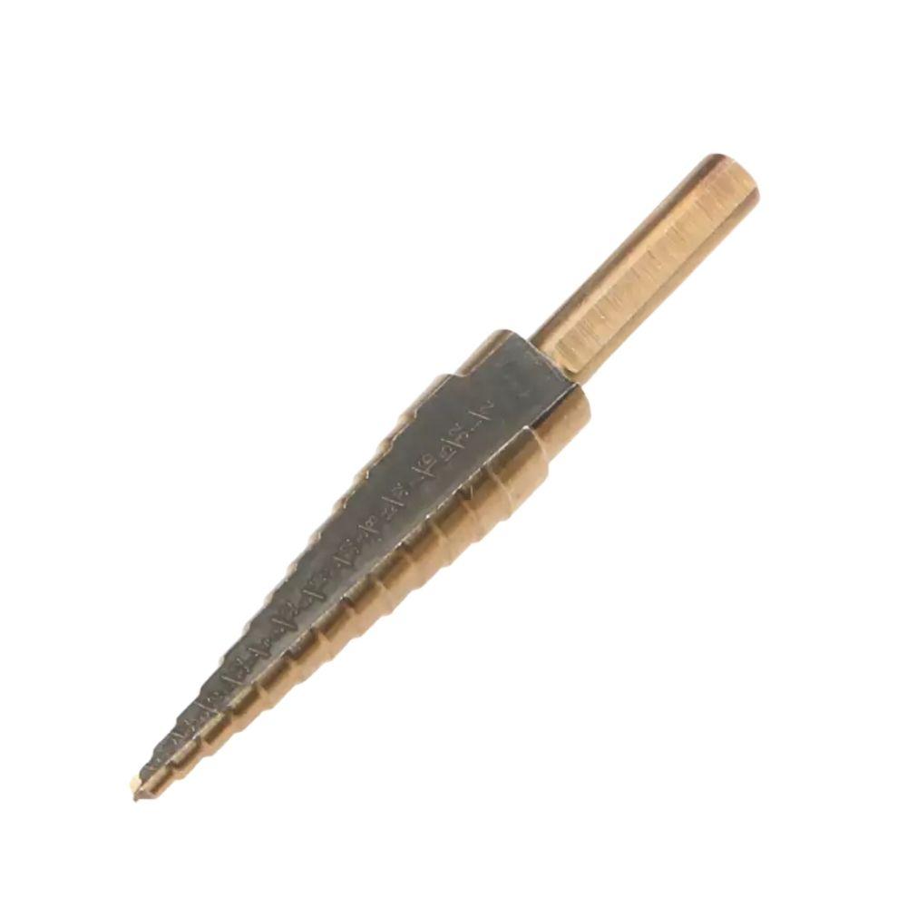 BROCAS DE PASO NEGRO Y ORO 1/8"-1/2"*13 PASOS Tolsen - 75875