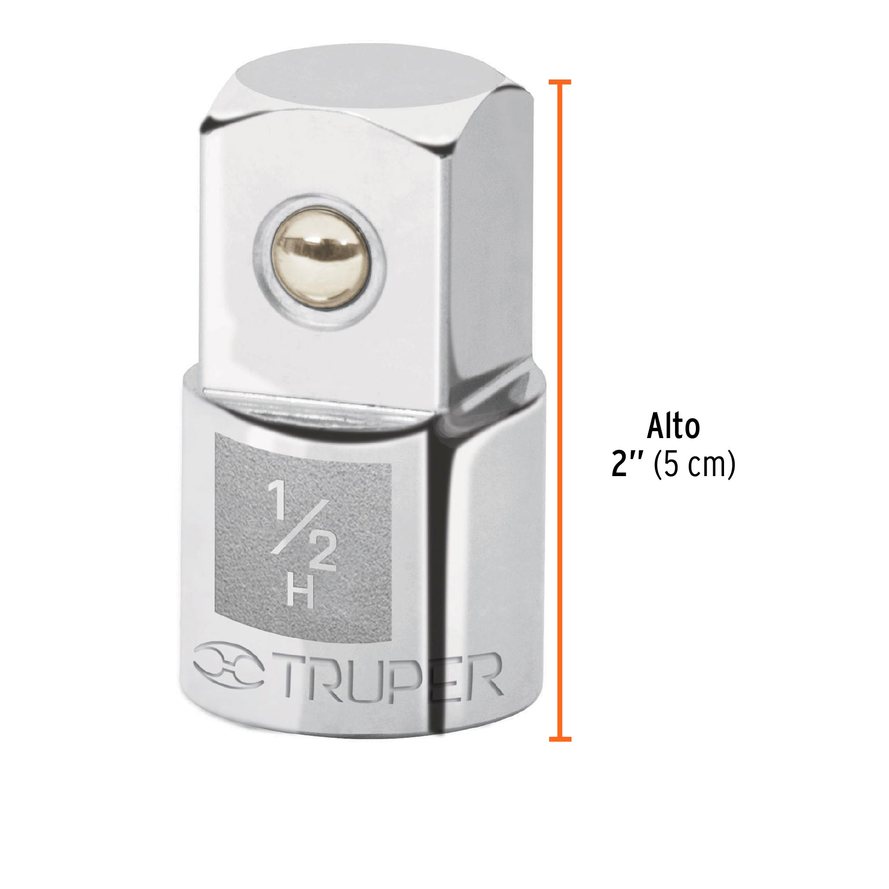 Adaptador para ratchet de encastre 1/2" a encastre 3/4", Truper - 13426