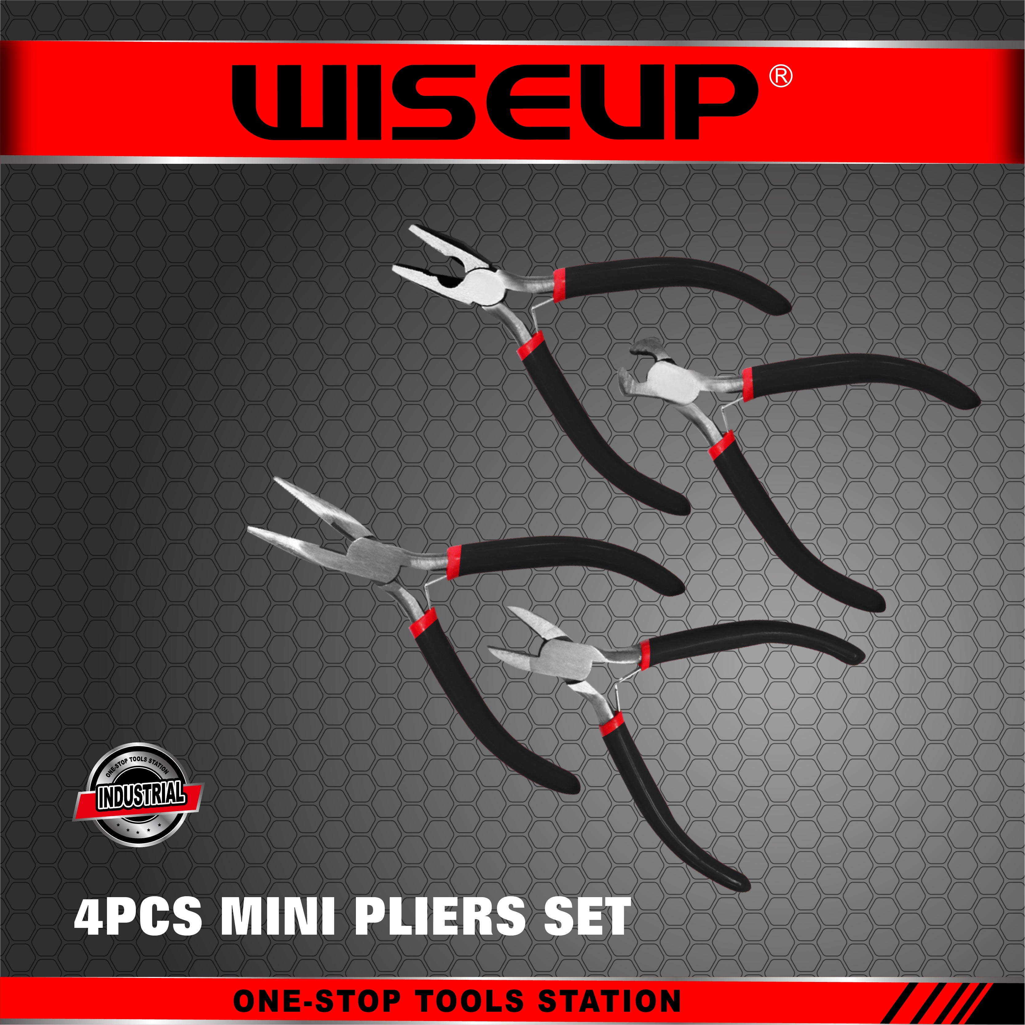 Juego de mini 4 Alicates en marca WISEUP  012005