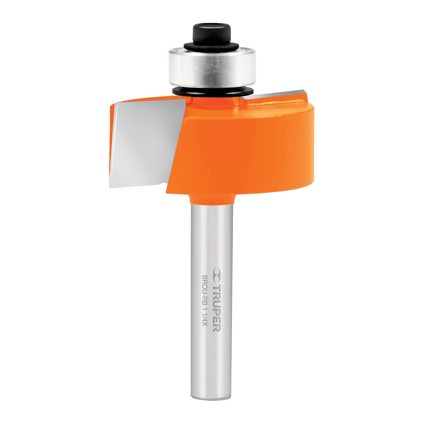 Fresa rebajadora, 1-1/4" con rodaje, Truper - 11477