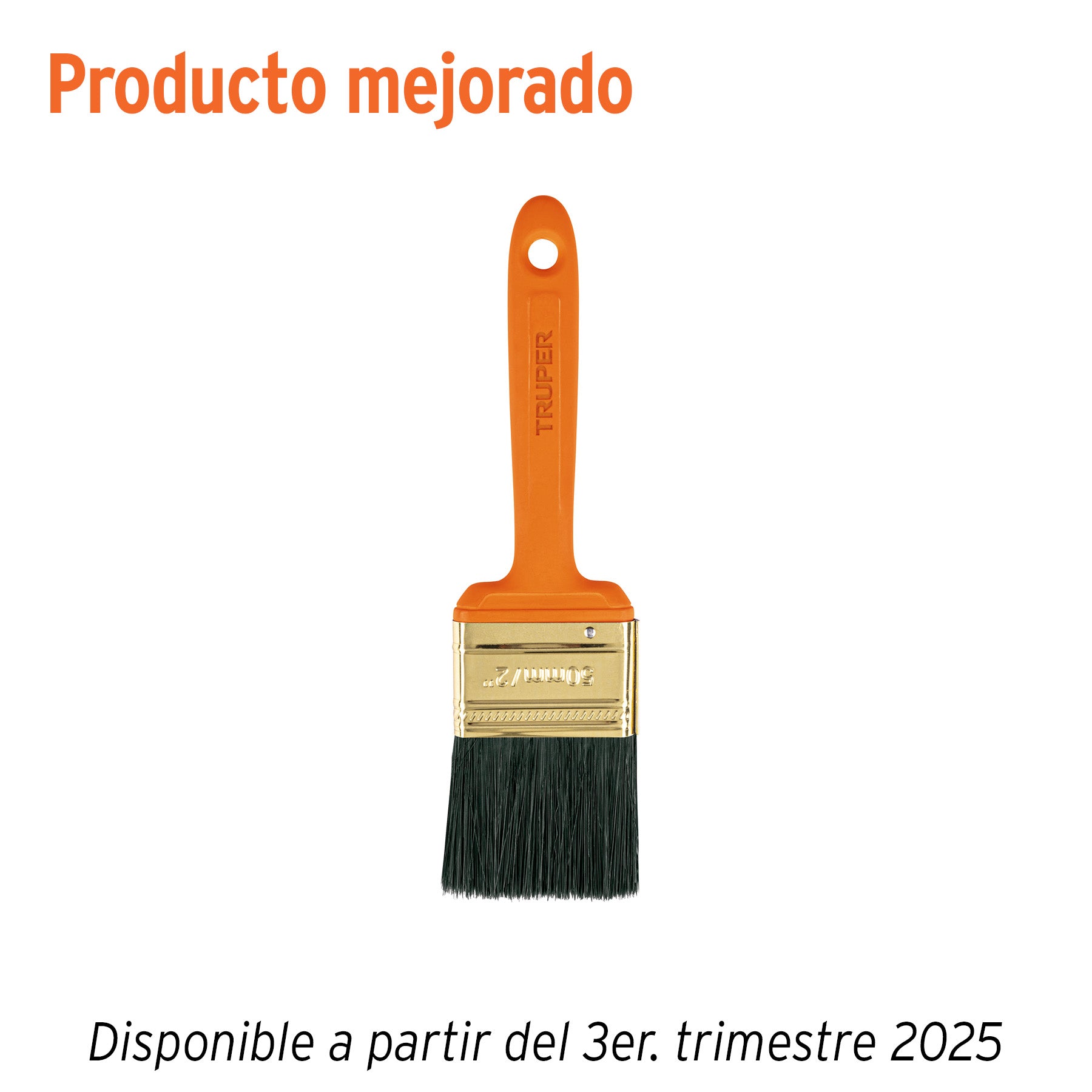 Brocha profesional de 2" con mango de plástico, Truper - 14483