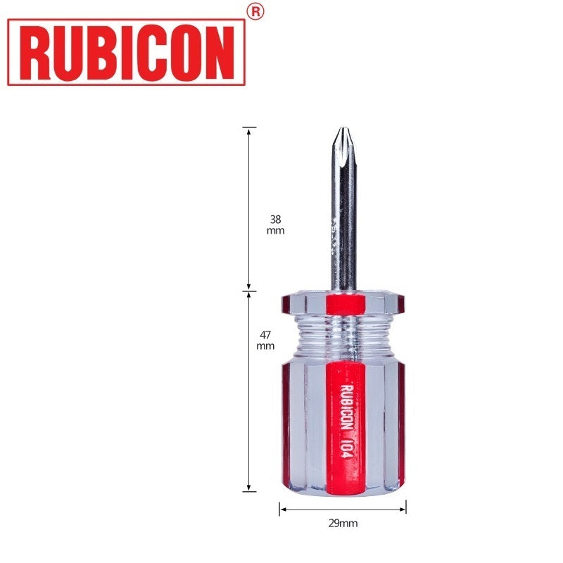 DESARMADOR 1.1/2" ESTRELLA (+) 104-2X1.1/2 (1/4") RUBICON (pza) - 24538