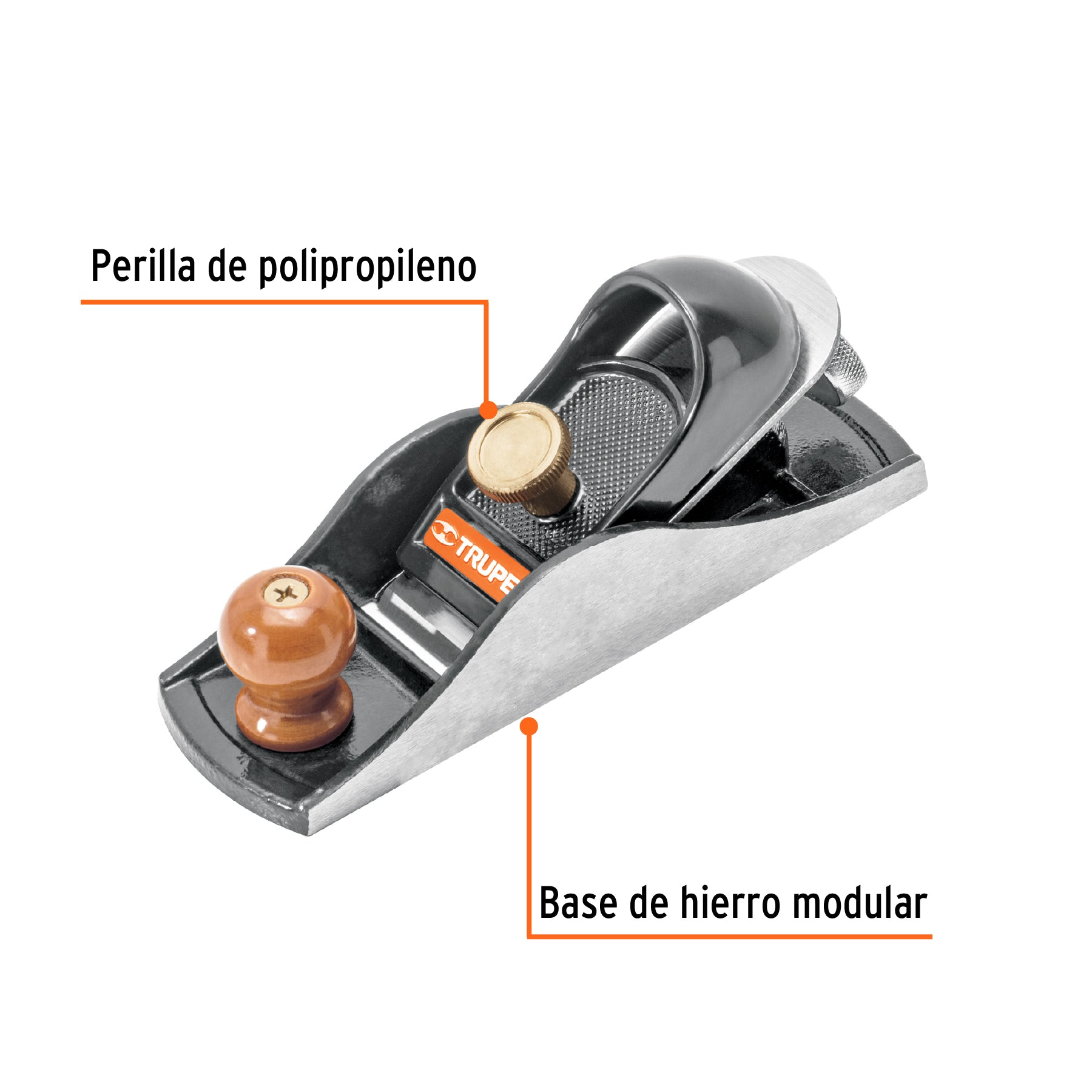Mini garlopa de 1-5/8", Truper - 12024
