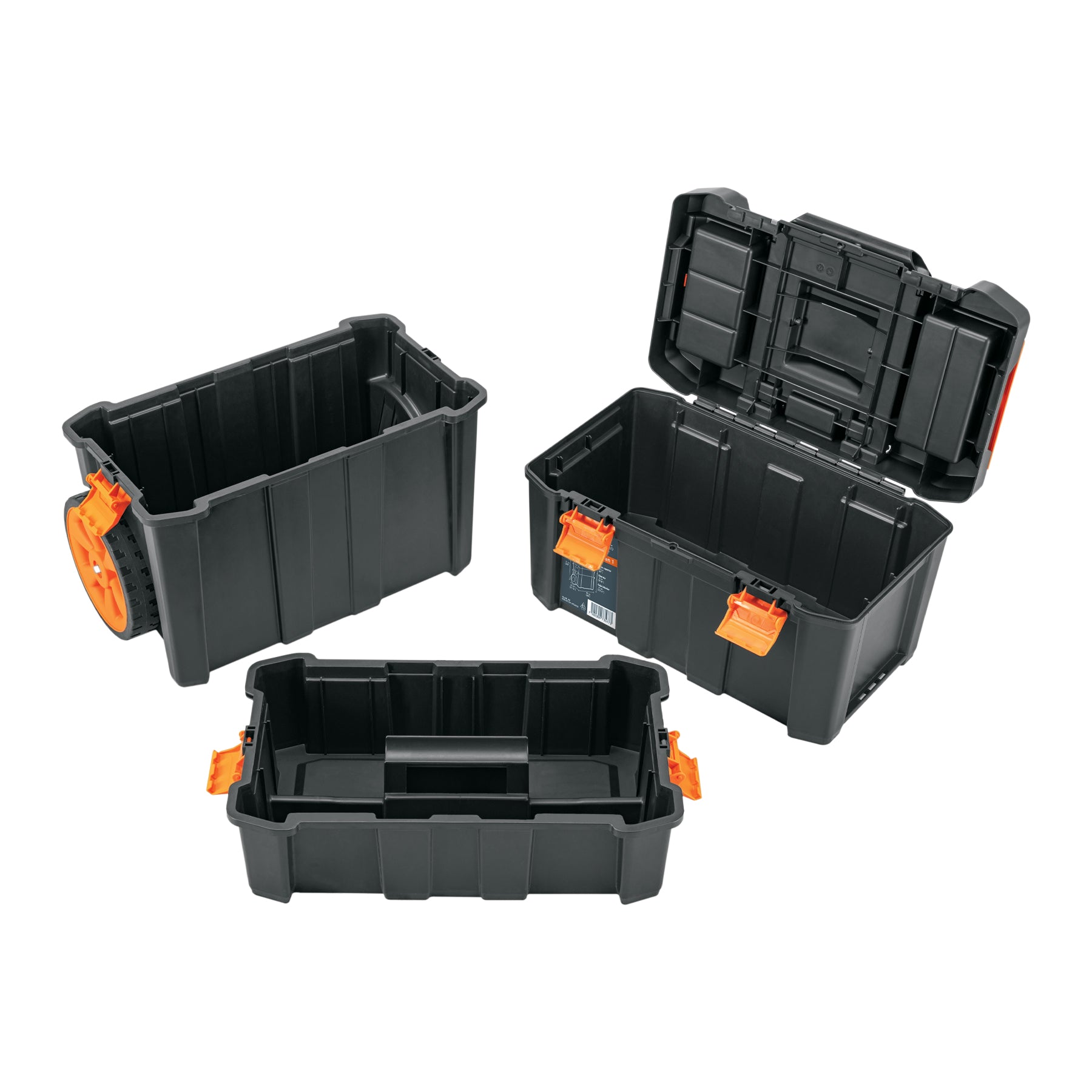 Caja p/herramienta de 19'x25' c/ruedas, 3 en 1 desmontable - 102644