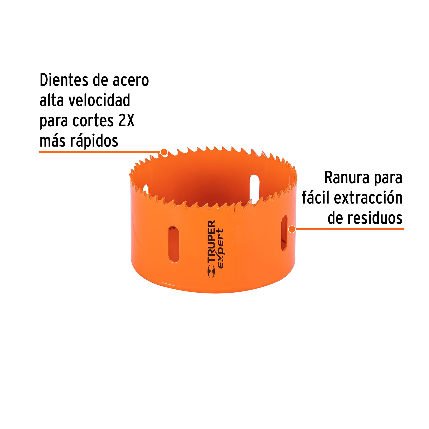 Brocasierra bimetálica 3-1/2", Truper Expert - 14717