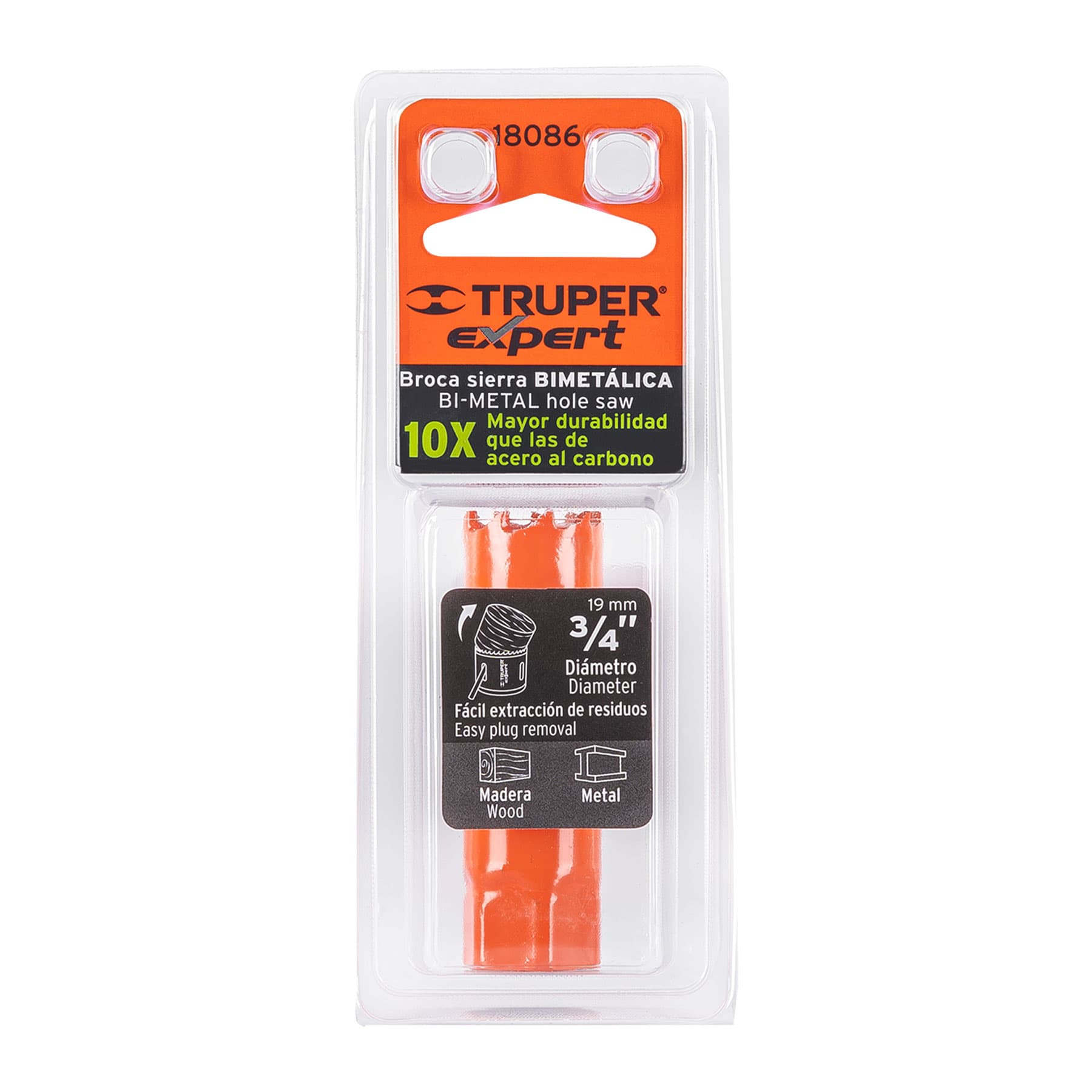 Brocasierra bimetálica 3/4", Truper Expert - 18086