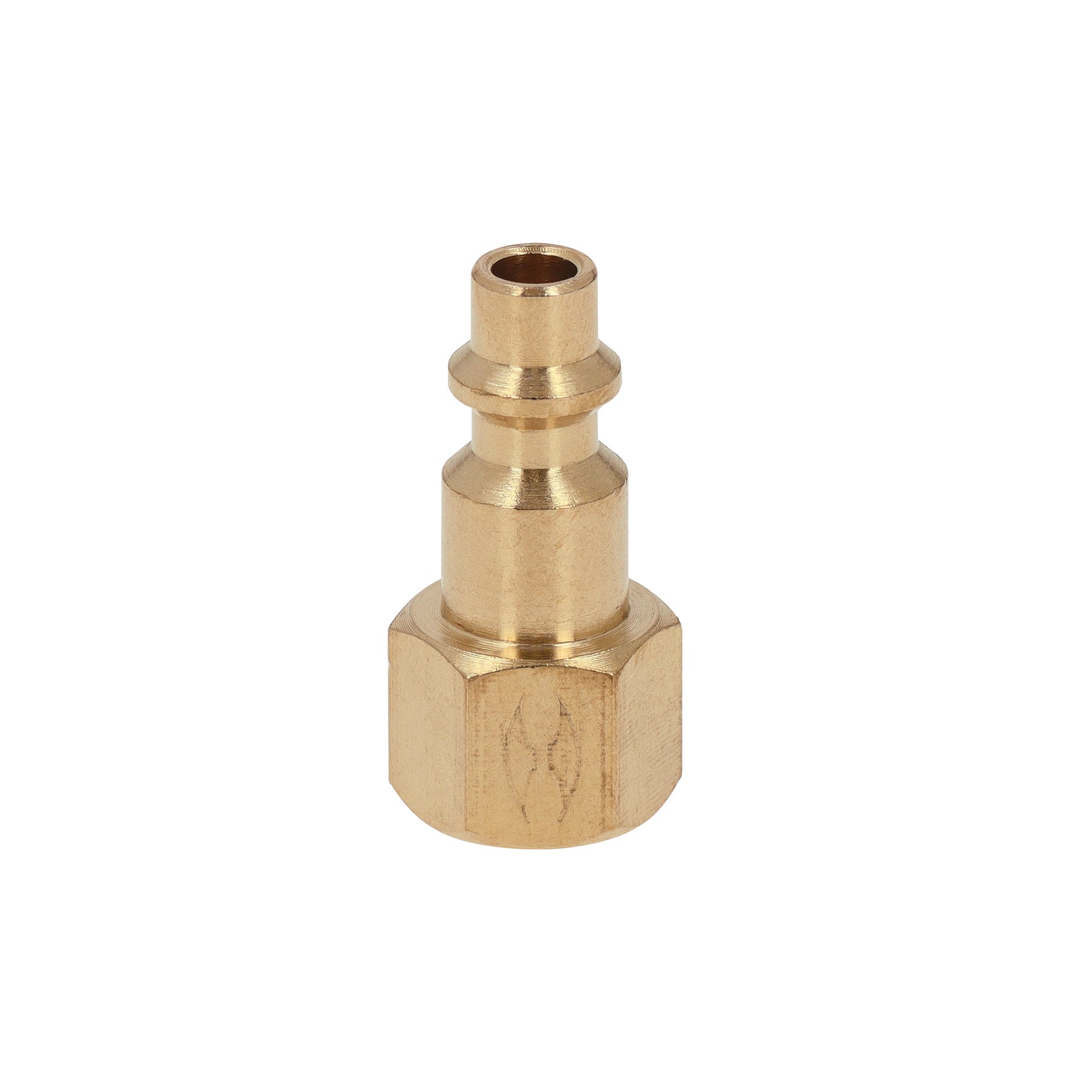 Conector rápido, tipo M, niquelado, cuerda 1/4 NPT, hembra, Truper - 19082