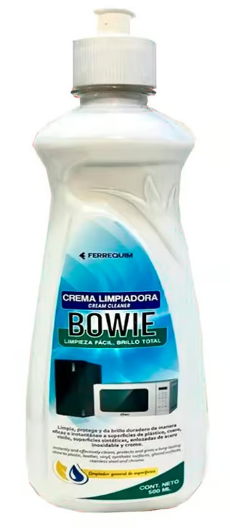 Crema Limpiadora Frasco 500ml, BOWIE - QUQUFE01