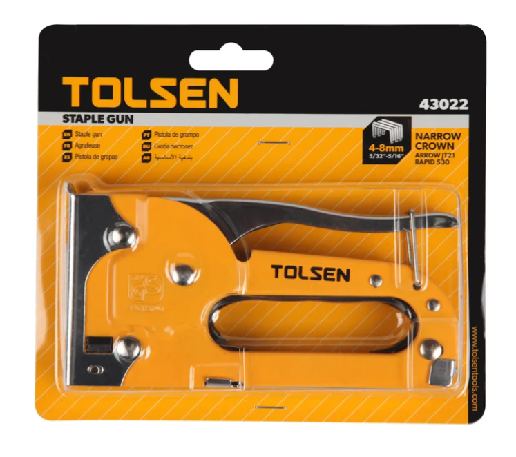 Pistola de grapas 4-8mm Tolsen - 43022