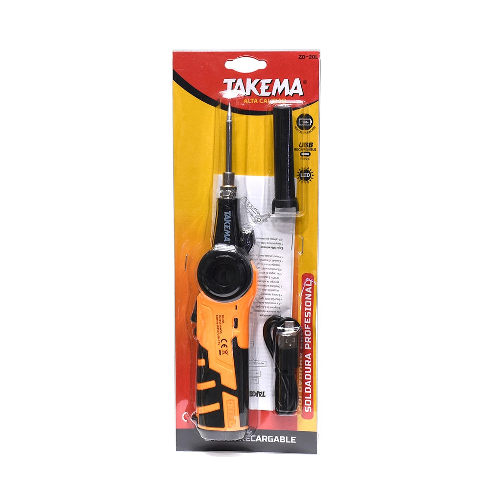 CAUTIN RECARGABLE TIPO C 16W, TAKEMA ZD-20L
