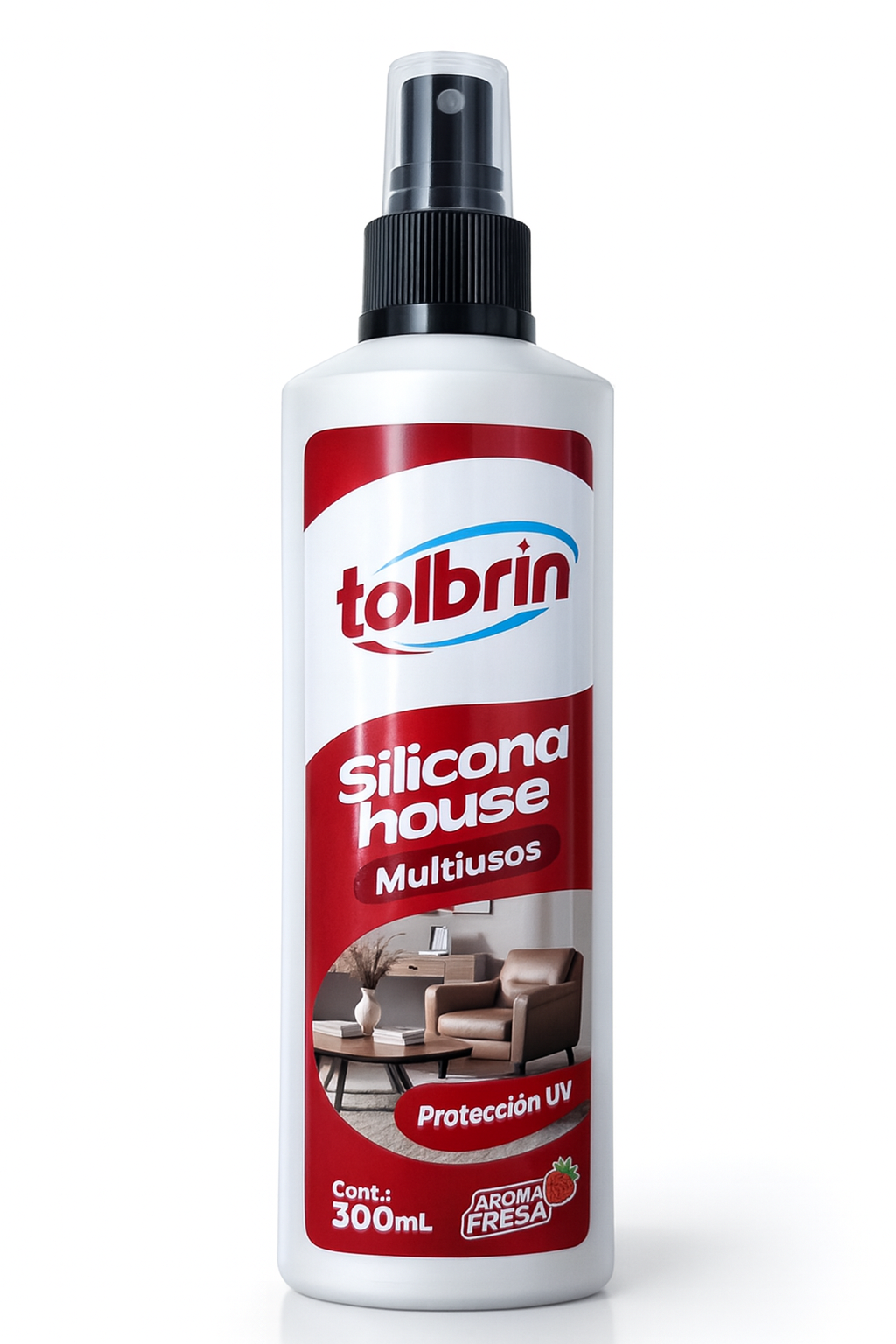 12 x Silicona House Multiusos Tolbrin Aroma Fresa de 300 mL