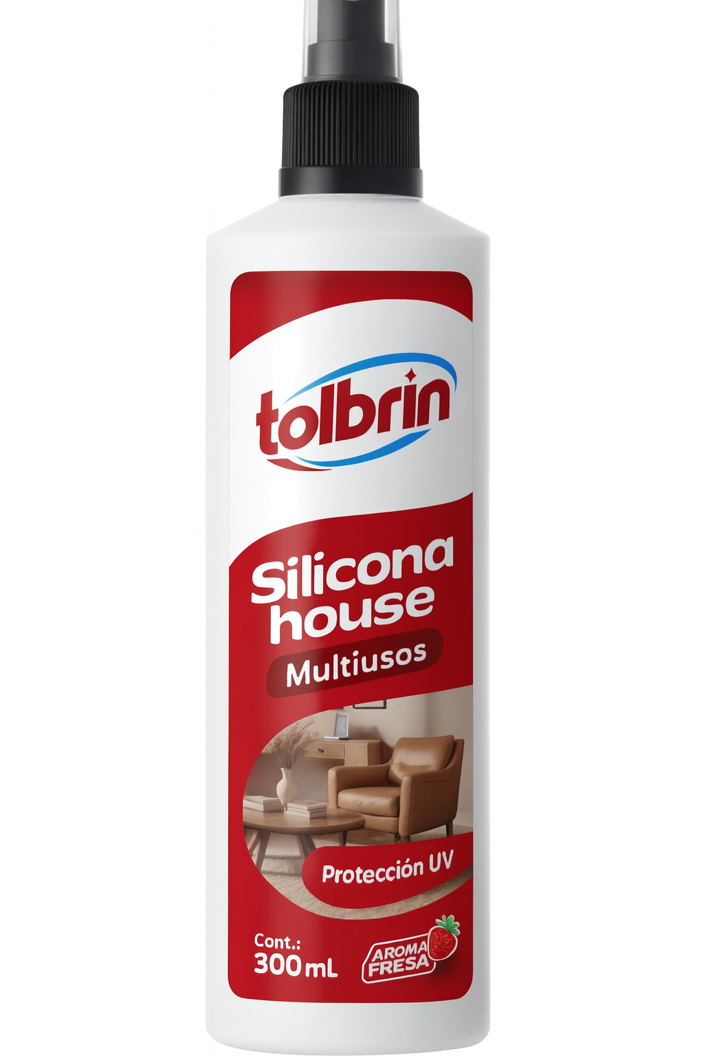 12 x Silicona House Multiusos Tolbrin Aroma Fresa de 300 mL