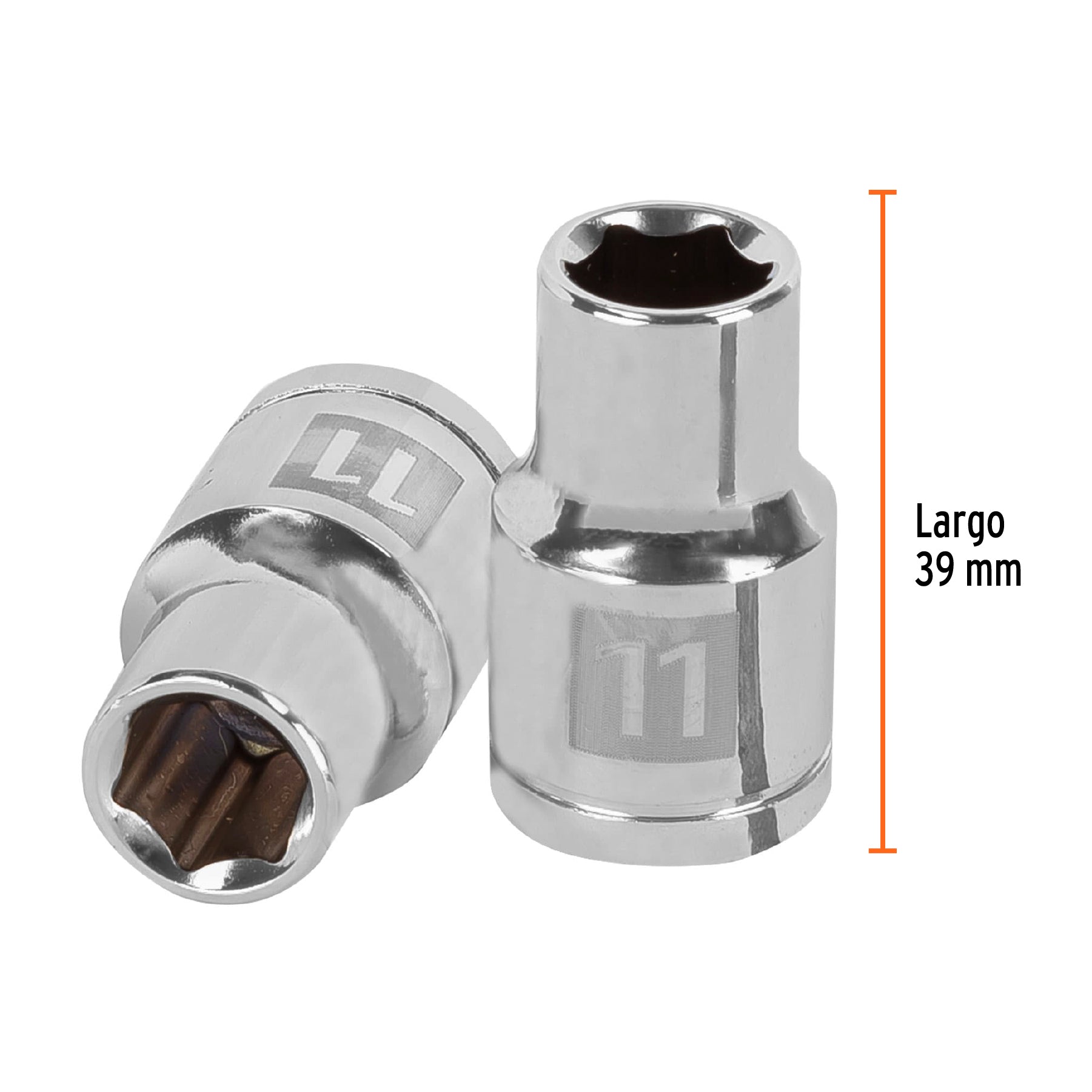 Dado hexagonal encastre 1/2" de 11 mm, Truper - 13261