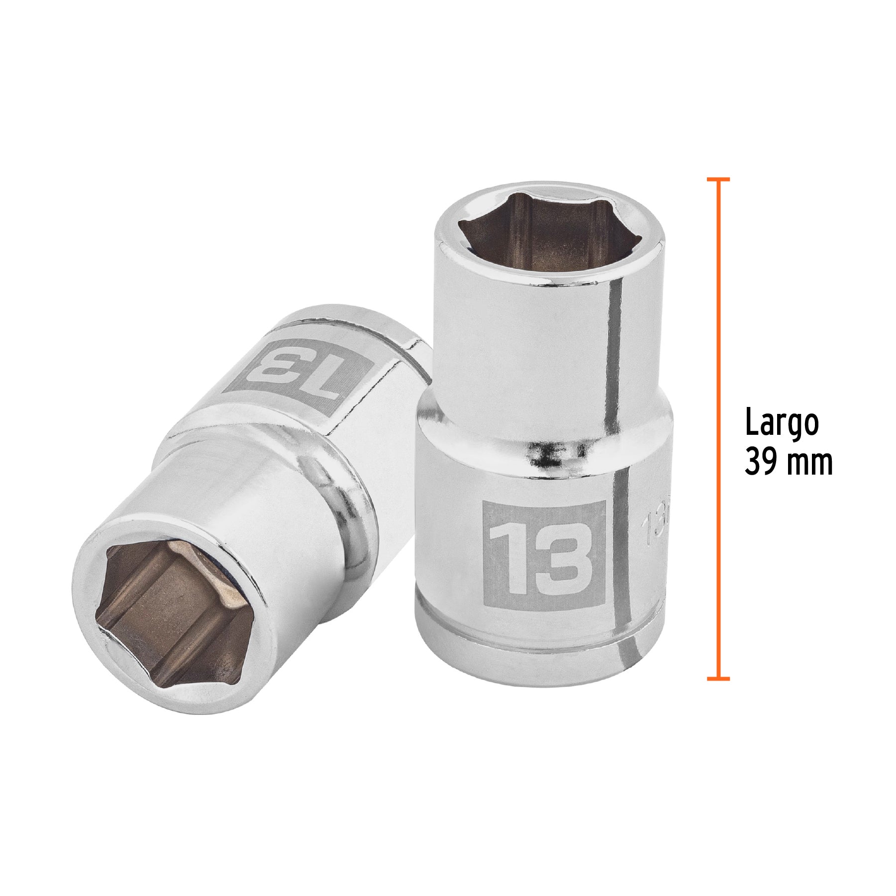 Dado hexagonal encastre 1/2" de 13 mm, Truper - 13263