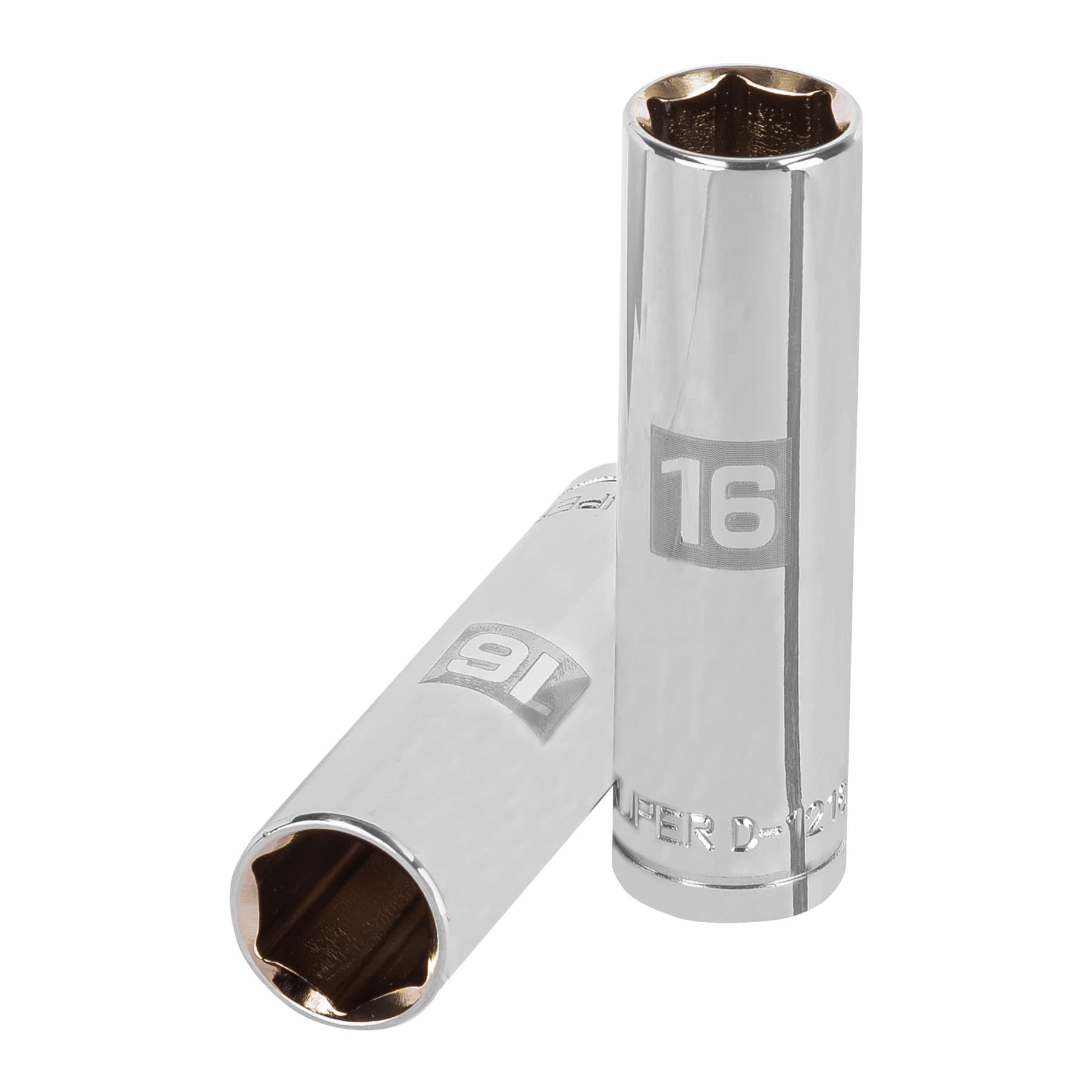 Dado largo de 16 mm, 6 puntas, cuadro 1/2", Truper - 13356