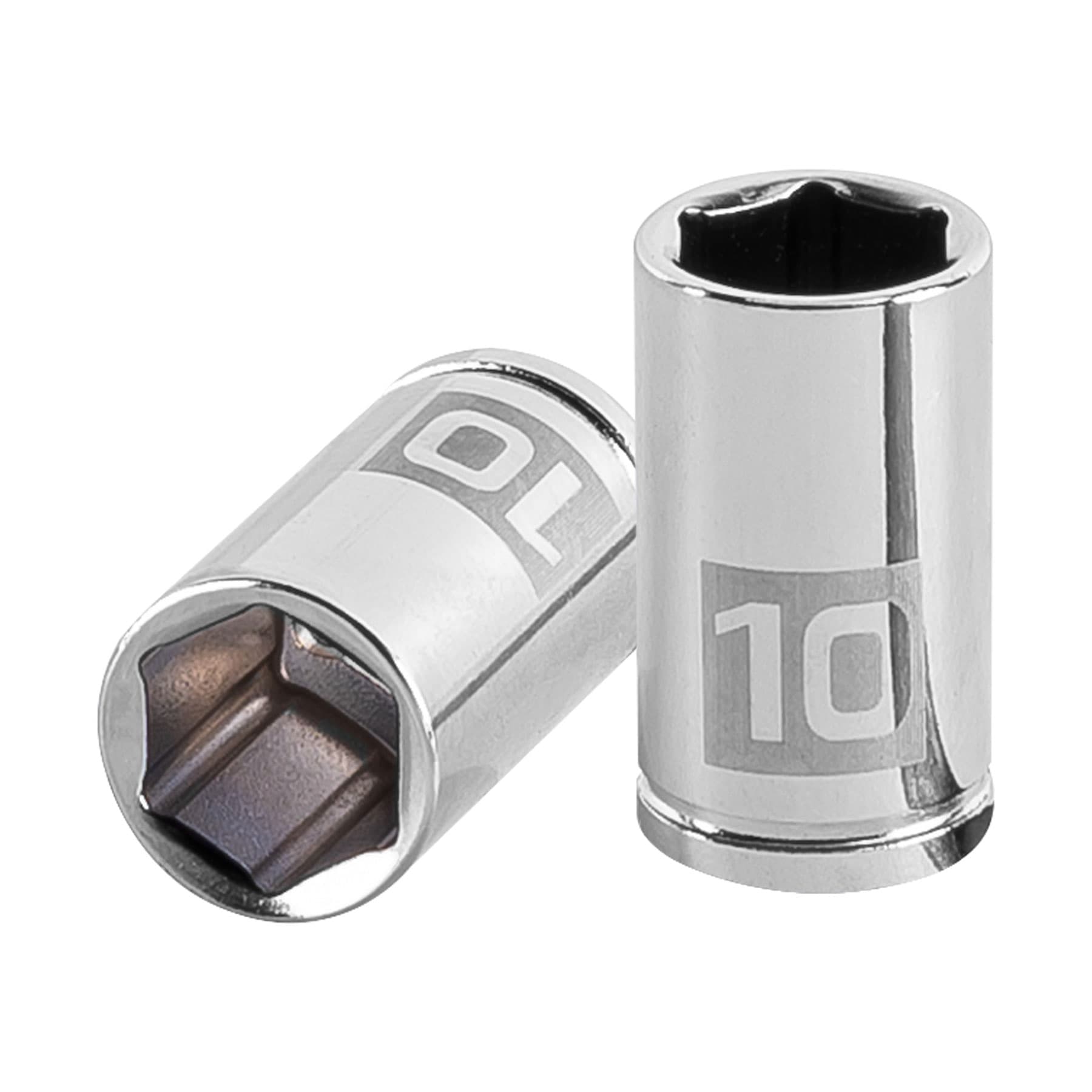 Dado hexagonal encastre 1/4" de 10 mm, Truper - 13172