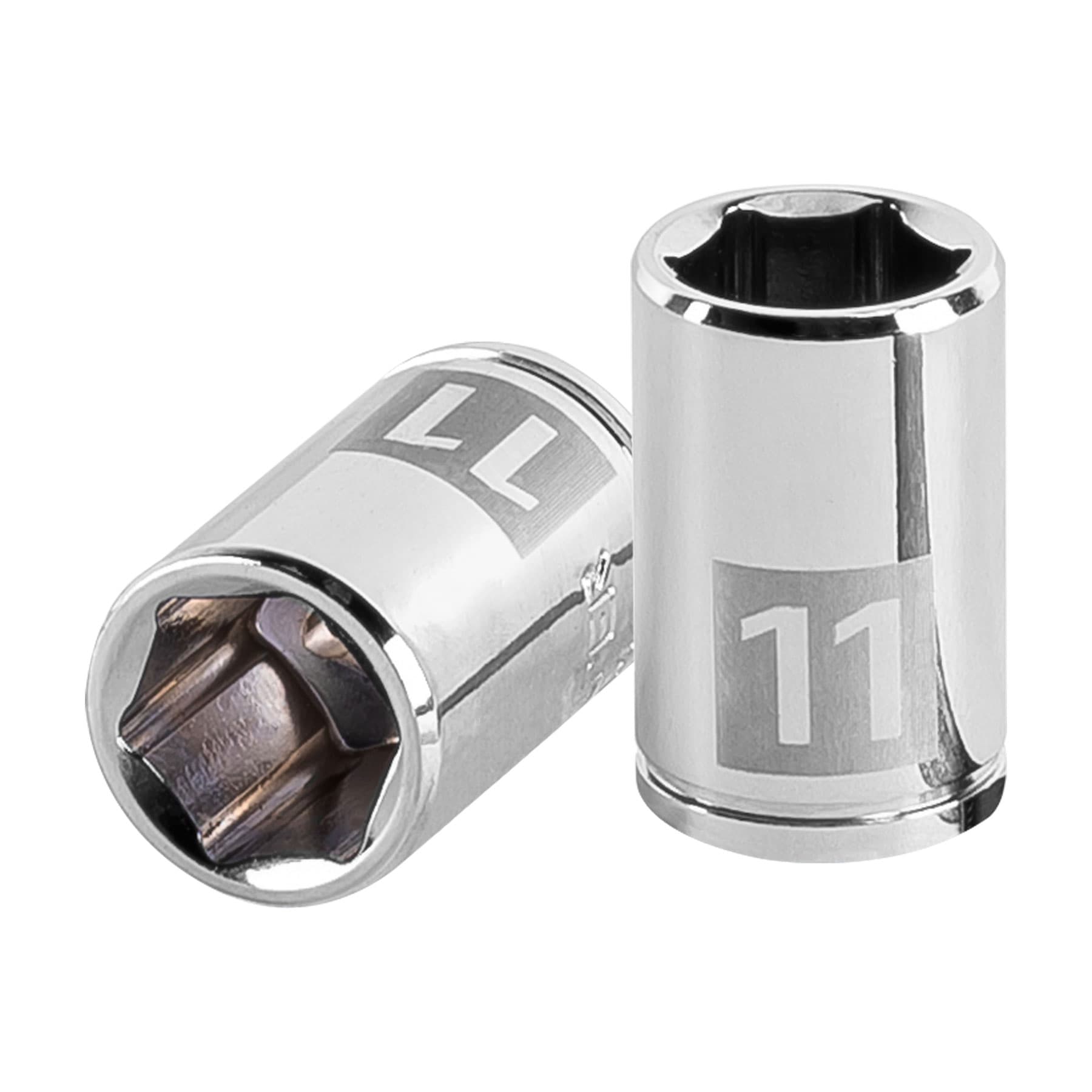 Dado hexagonal encastre 1/4" de 11 mm, Truper - 13173