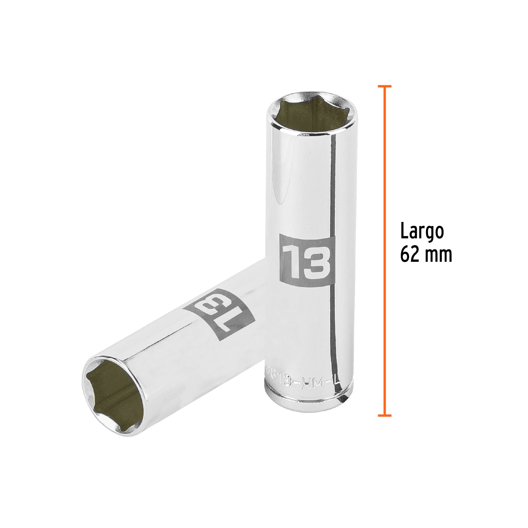 Dado tubular hexagonal encastre 3/8" de 13 mm, Truper - 13773