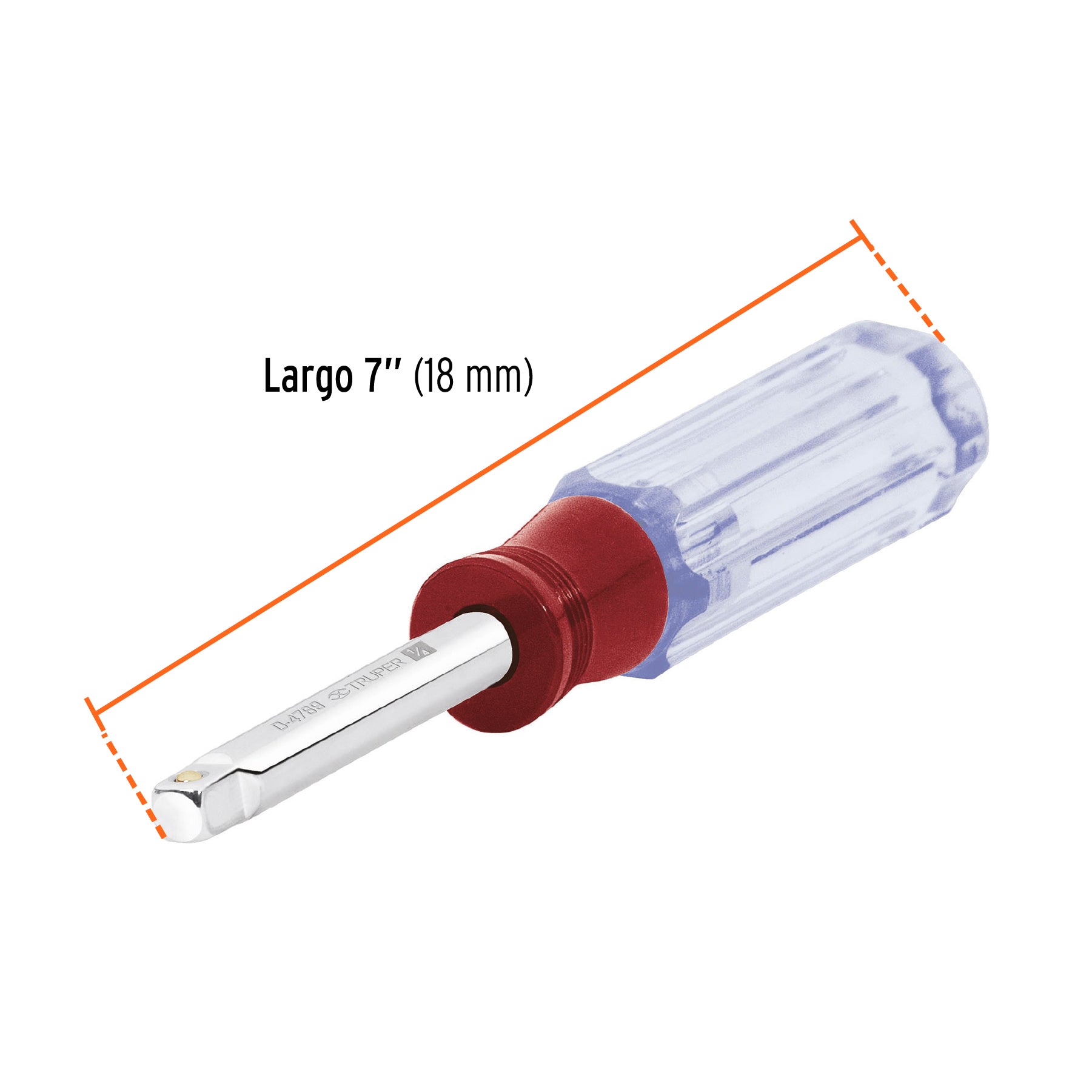 Desarmador de 7" para dados encastre 1/4" Truper - 13221