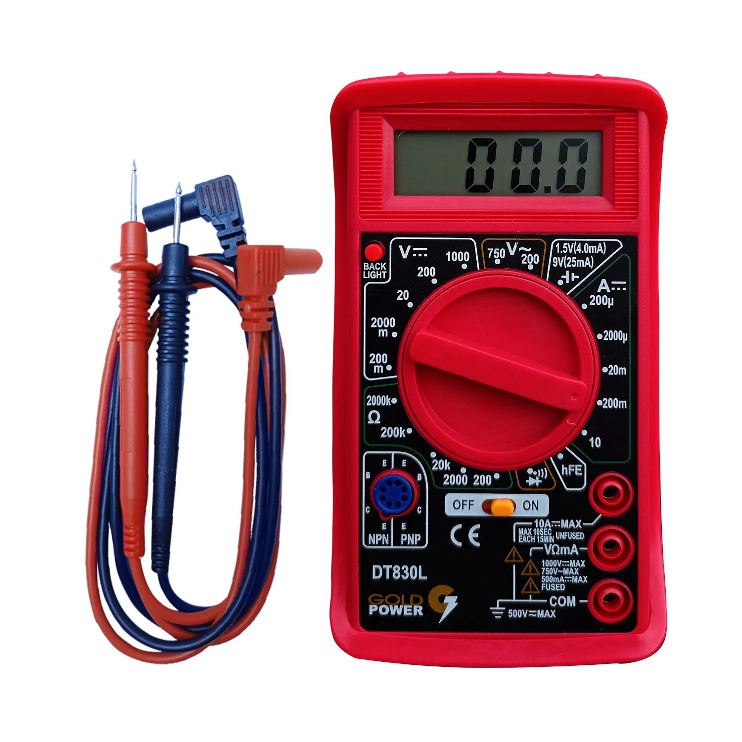 Multimetro Digital Basico Dt830l / Dt-830l