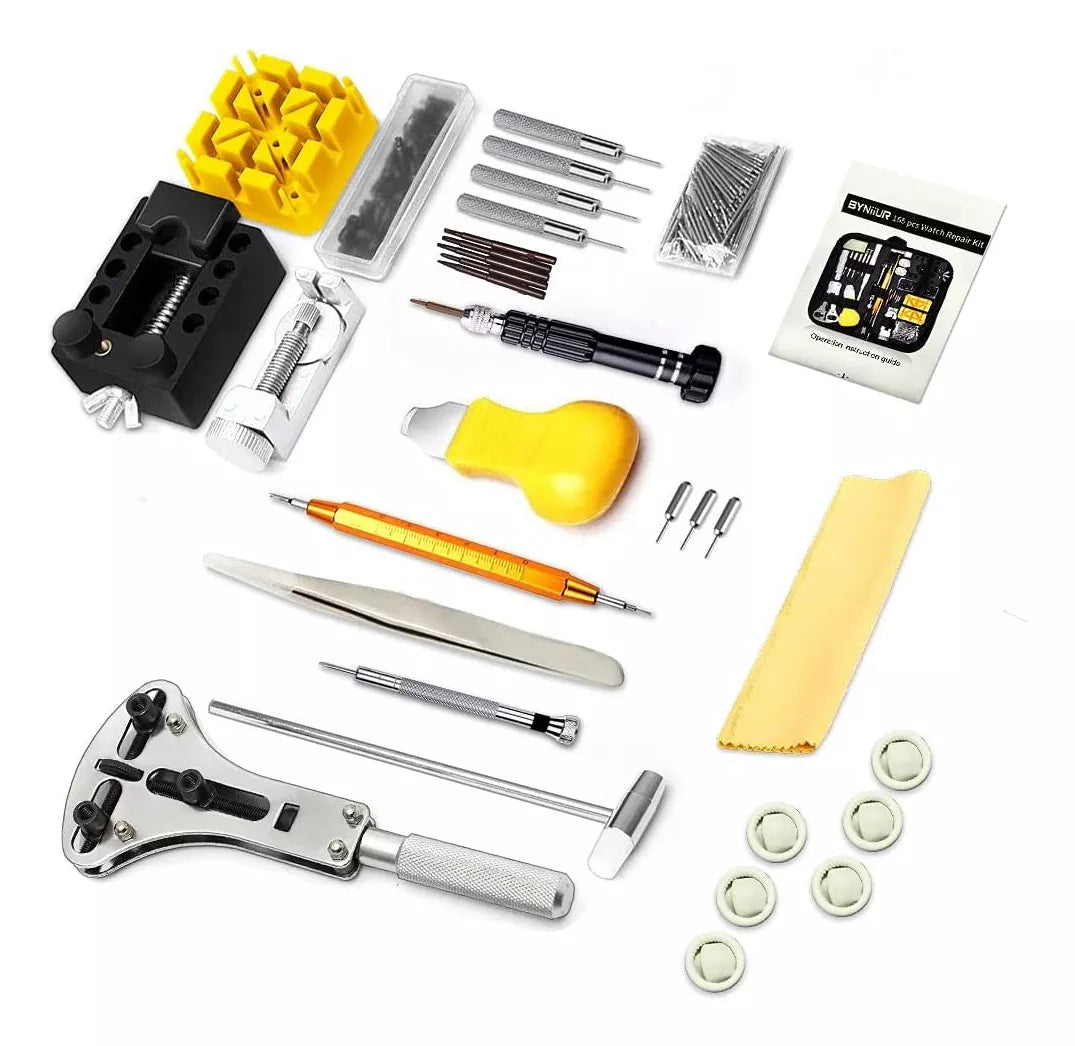 Kit Completo Para Relojería Reparación/mantenimiento 155pzs