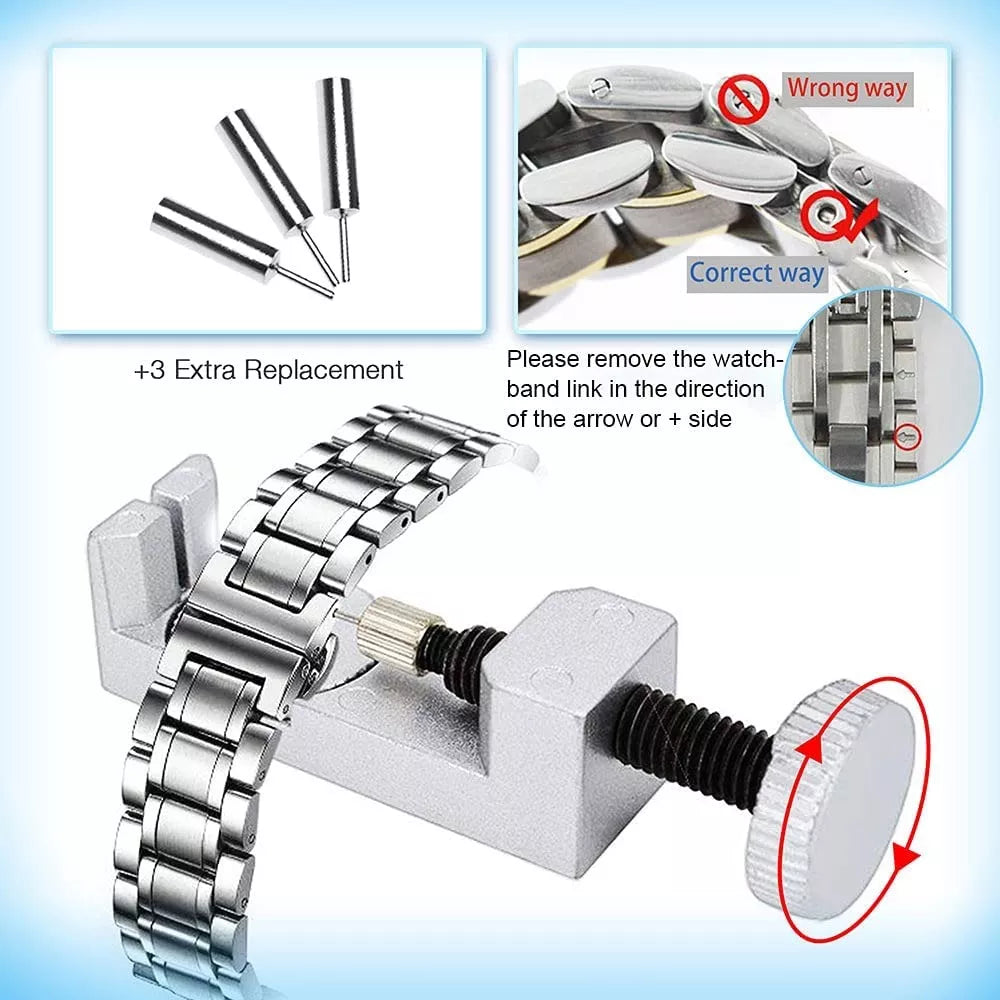 Kit Completo Para Relojería Reparación/mantenimiento 155pzs