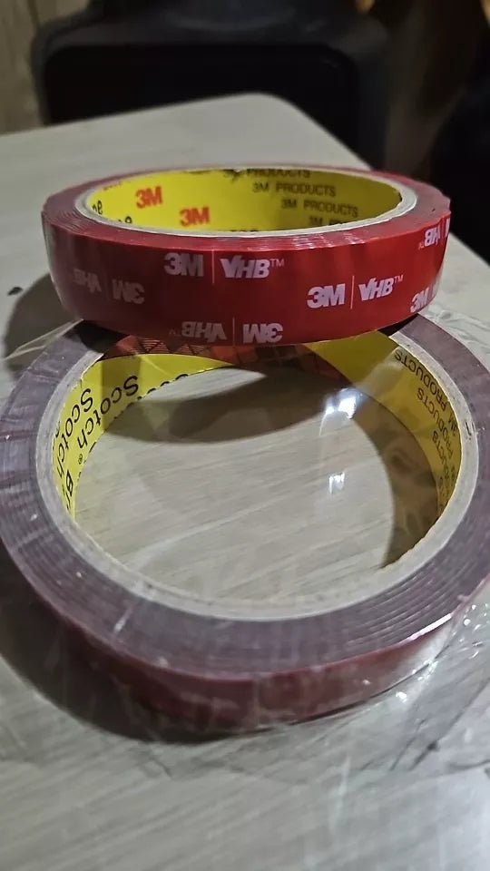 Cinta Doble Contacto 3m X 8mm X 0.8mm Gris