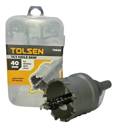 Broca Corona TCT 40mm TOLSEN - 75940
