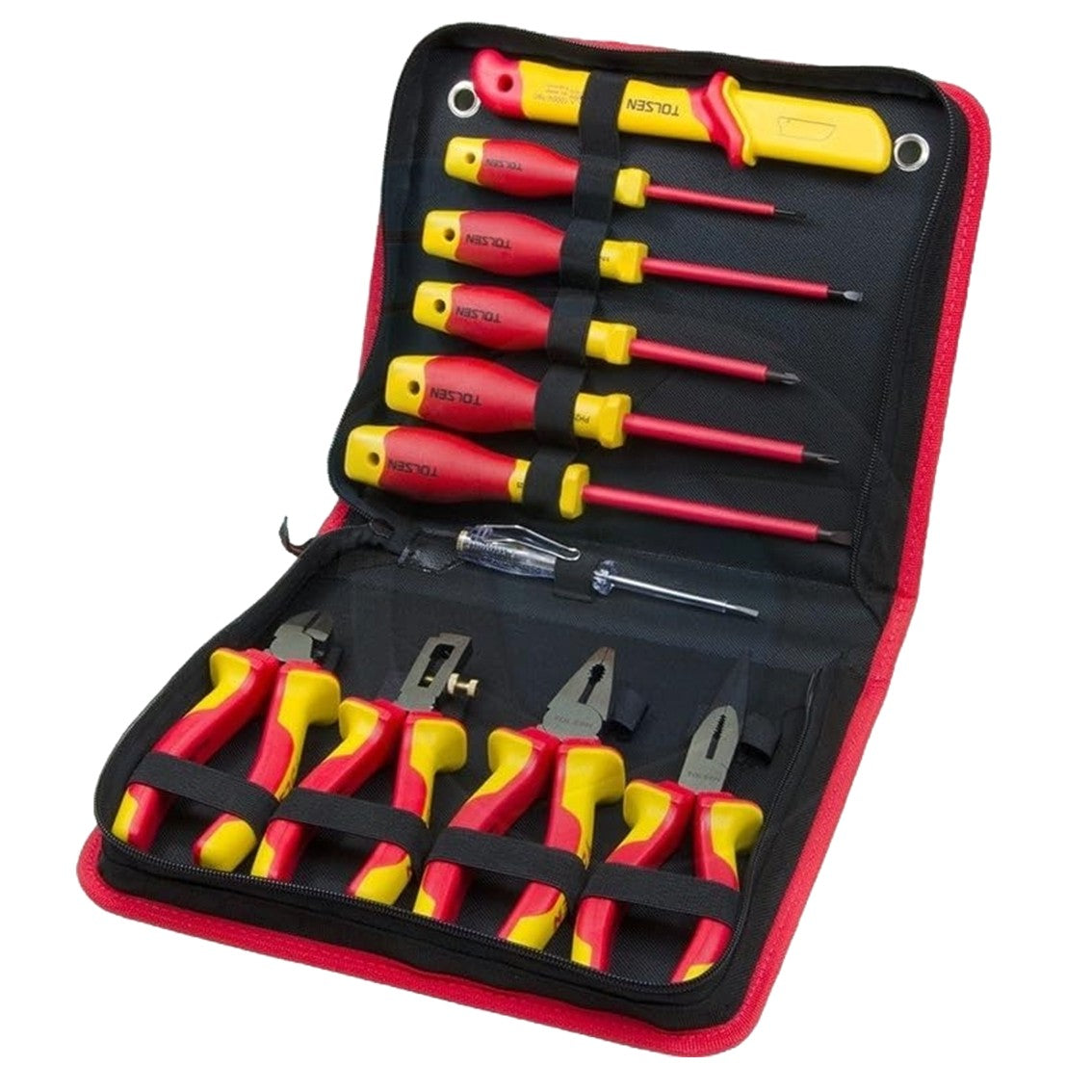 Alicates y Destornilladores de 11pcs 1000v TOLSEN V83411