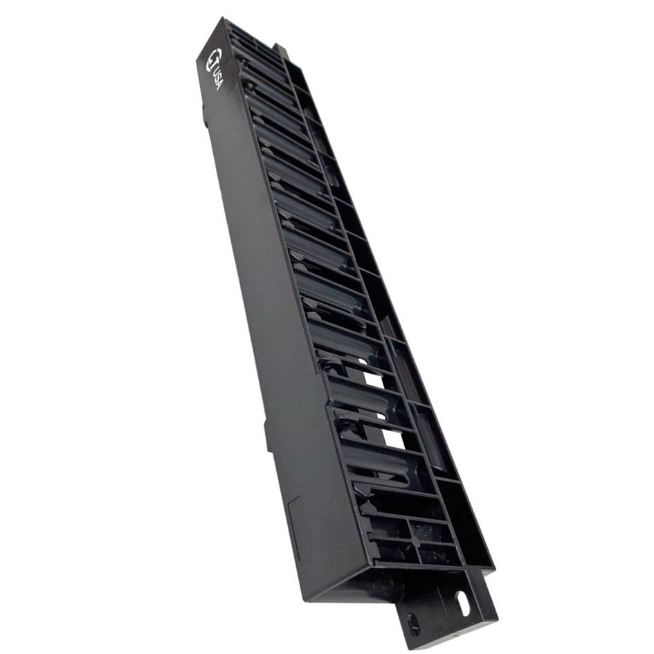 Ordenador Horizontal Plástico 1RU 19pulg HD Cat6-6A EDILT-16