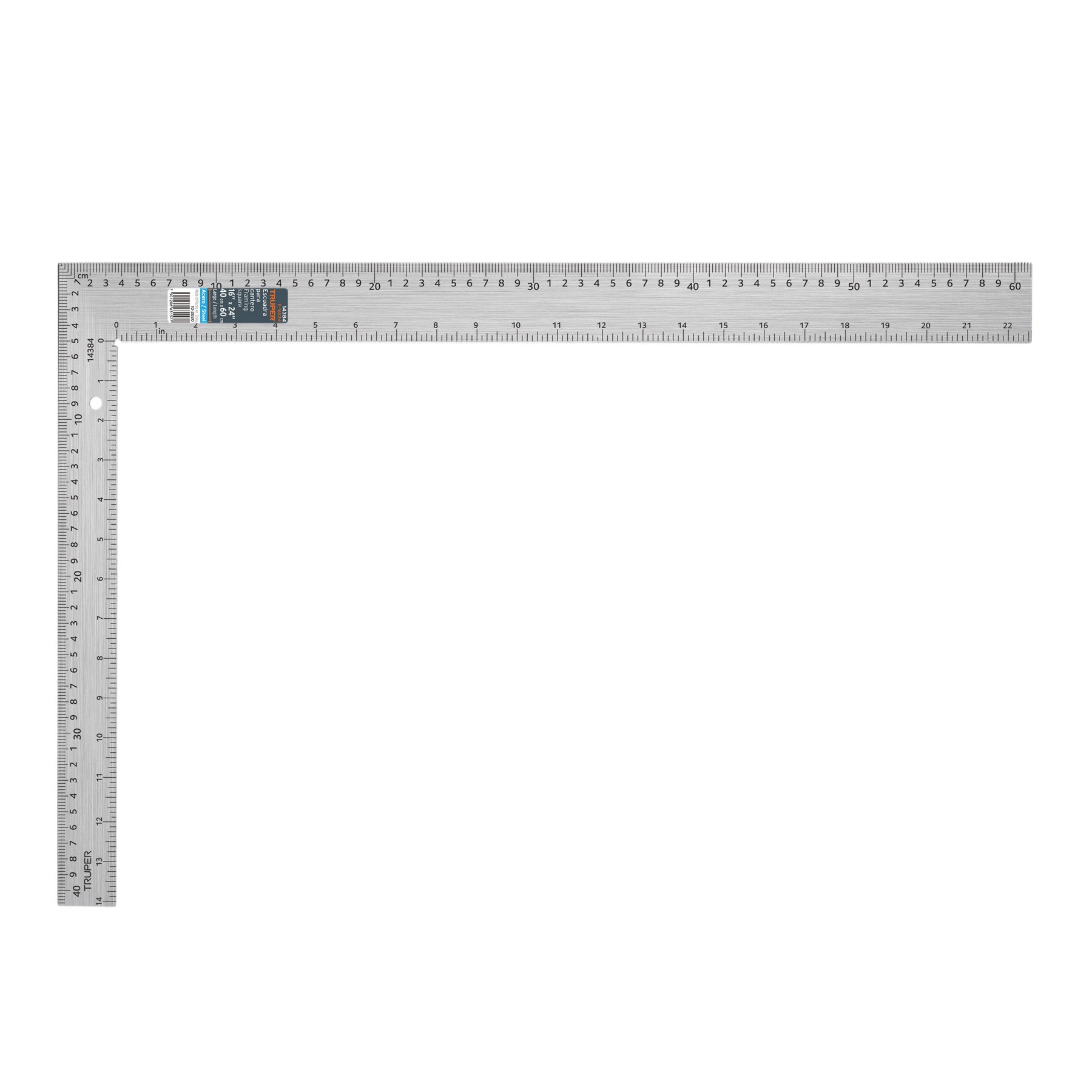 Escuadra 16"x24" de acero para cantero, Truper - 14384