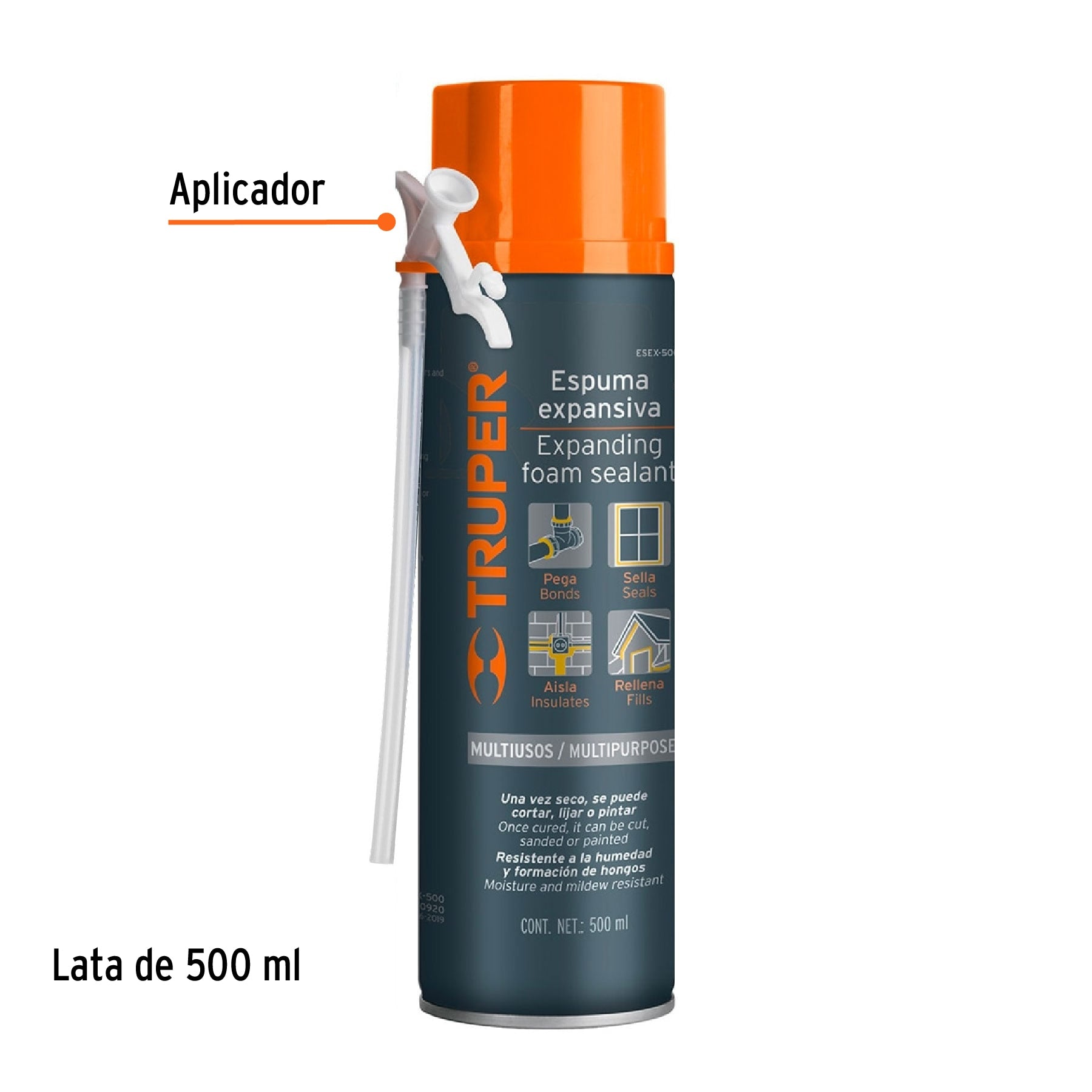 Espuma expansiva de 500 ml, Truper - 10920