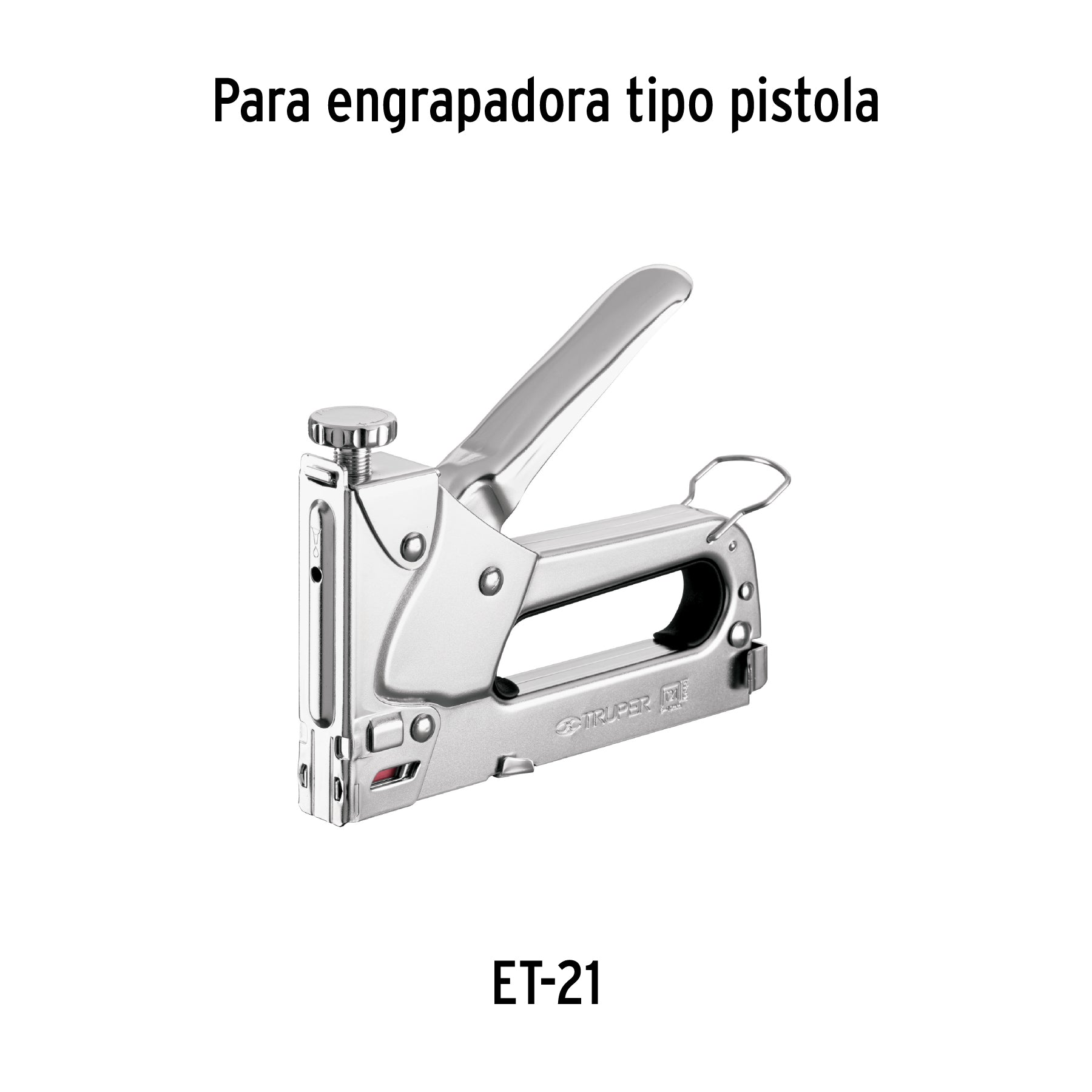 Caja con 1000 grapas 3/8"corona 11.3 mm para ET-21, Truper - 17982